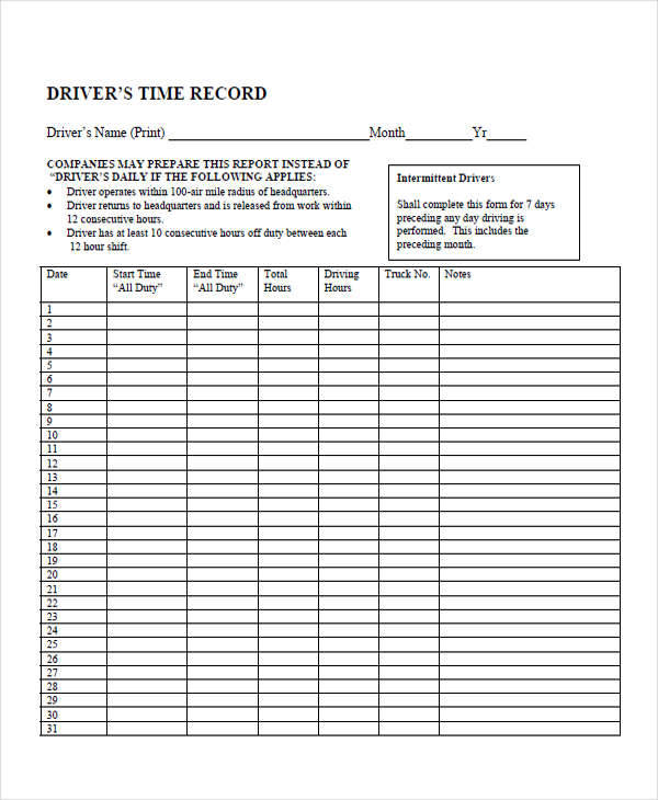 drivers ed drive time sheet